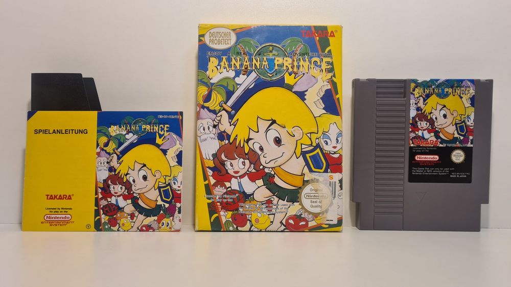 Weihnachtsauktion: BANANA PRINCE - CIB / Pal B Nintendo NES (Gebraucht ...