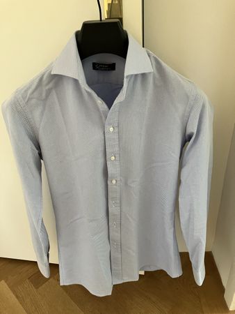 Herren Hemd hellblau guter Zustand Grösse S/M