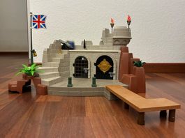 Playmobil Soldatenfestung mit Kanone gebraucht Zustand