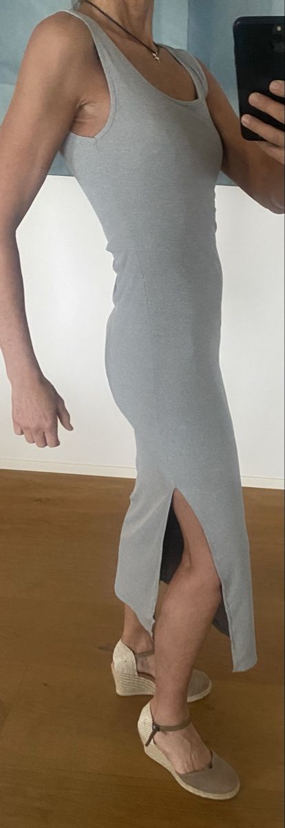 Vestiti: Sommerkleid Silber grau  – Nuovo (secondo la descrizione) da Zürich venduto da joyfulgrace 3
