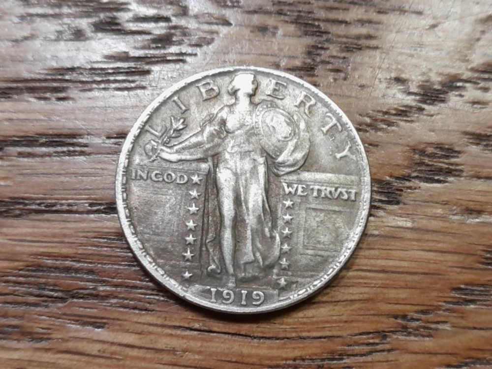 Alle Münzen: 1/4 dollar 1919, USA – Gebraucht aus Aarau von Reto_BA_01
