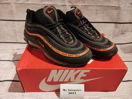 Nike Air Max 97 Black-neon red Grösse 42-42,5