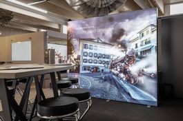 Leuchtwand Messewand LED Display B300 H250