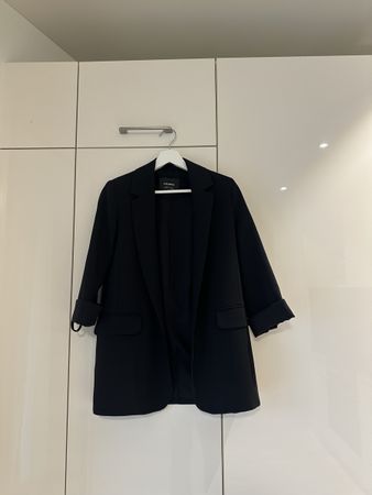 Blazer Pull&Bear schwarz mit Krempelärmeln guter Zustand