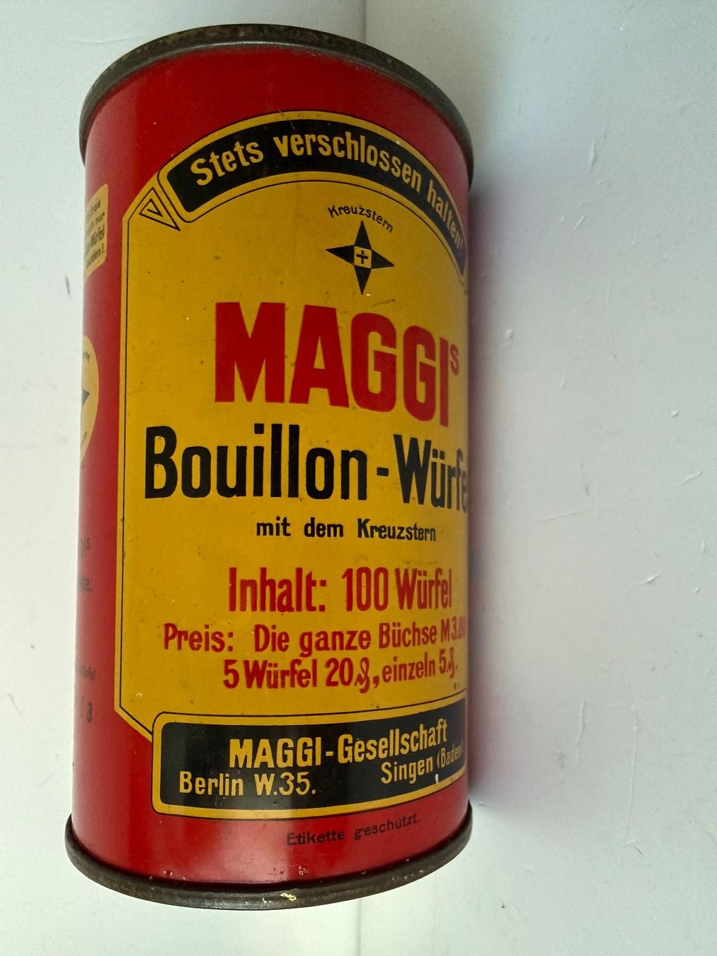 Tutte le decorazioni: Antike Maggi Dose – Usato da Zwingen venduto da moje1 1