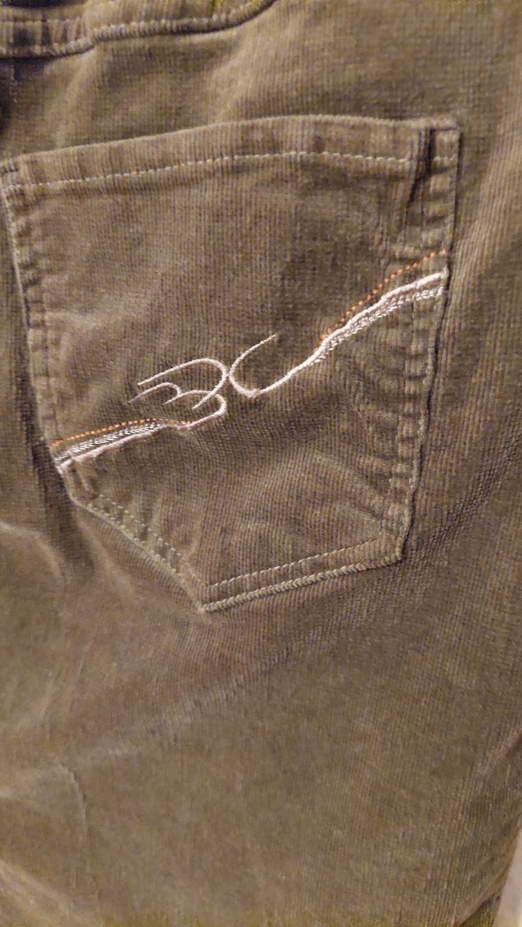 Röcke: BPC Cord Rock Gr. 44 / L - dunkel oliv - stretch – Gebraucht aus Oberwil BL von Hunajakakku 5