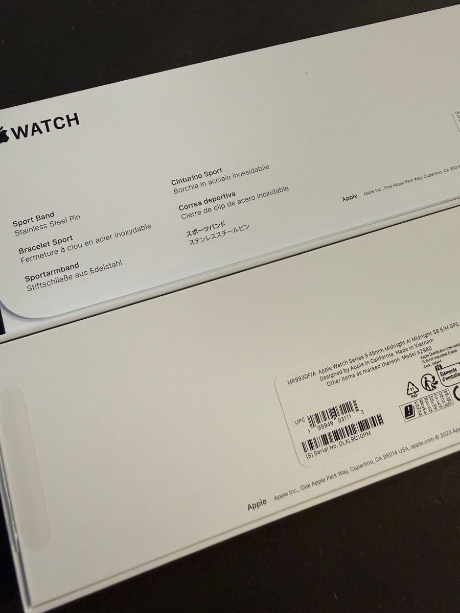 Apple Smartwatch: Apple Watch Series 9 45mm Midnight S/M GPS – Usato da Malans venduto da Ticco13 4