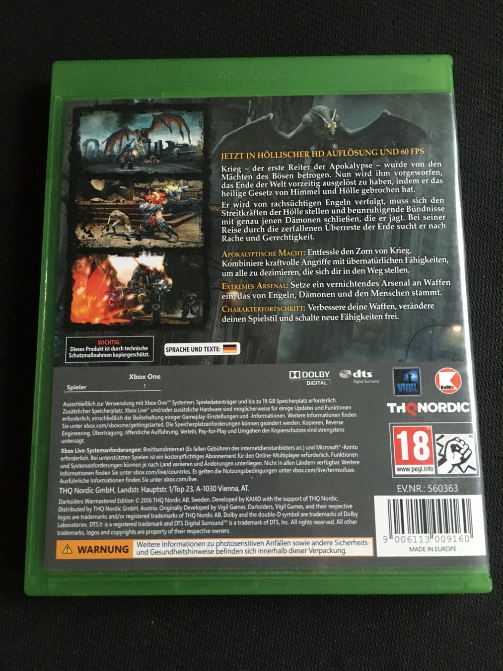 Microsoft Spiele: Darksiders - Warmastered Edition für Xbox One – Gebraucht aus St.Gallen von sjosjo 1