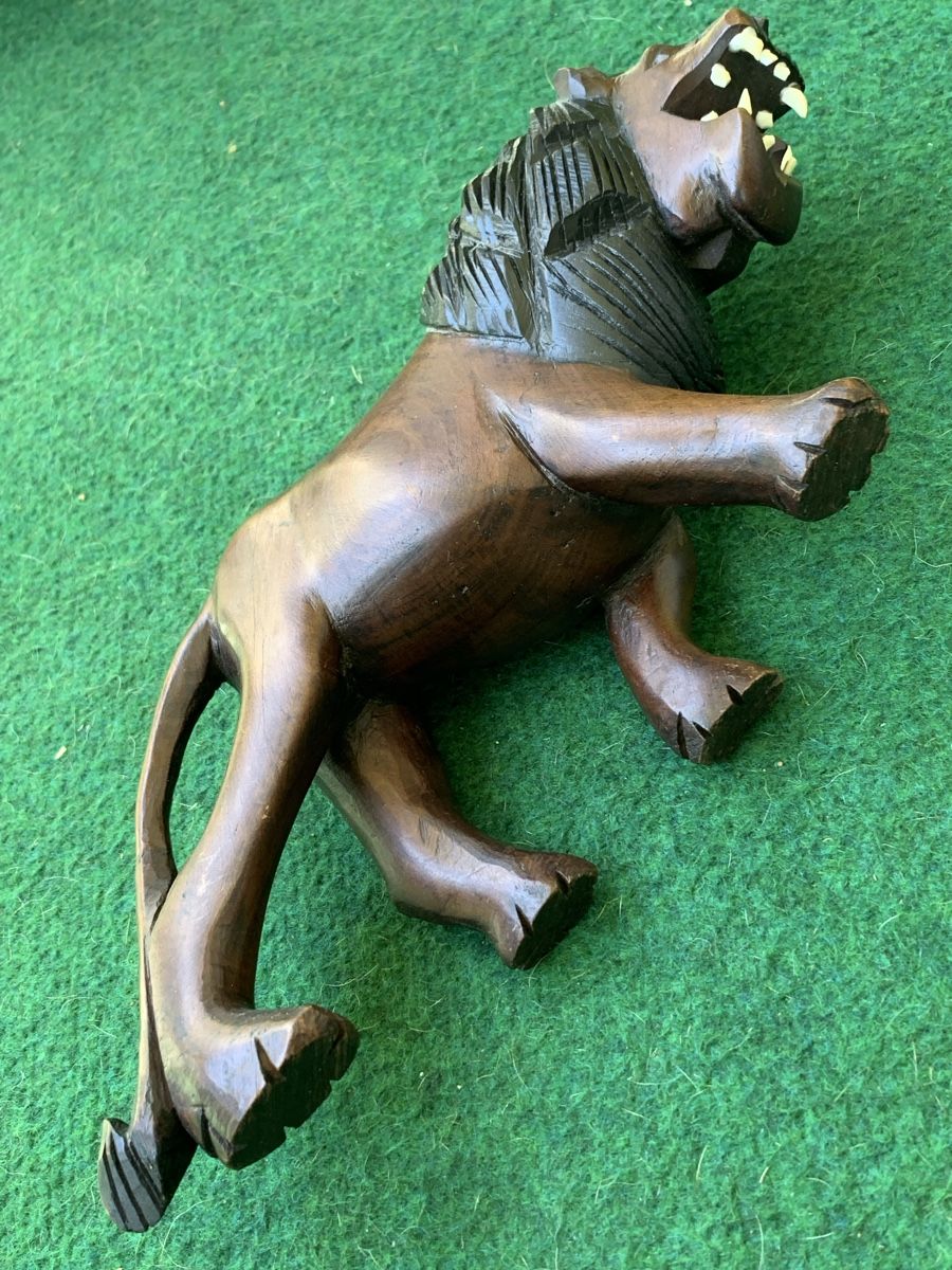 Statuette: Holz - „LÖWE“ – Usato da Wangen b. Olten venduto da Finolino28 5