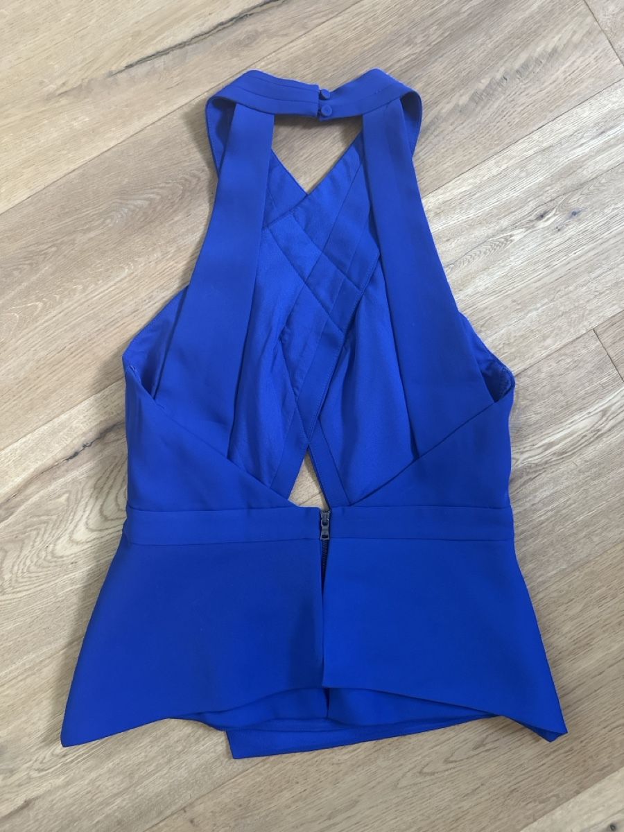 Tops: BCBGMAXAZRIA Haut bleu cobalt taille S  – Neu (gemäss Beschreibung) aus Commugny von rus_my8v 3