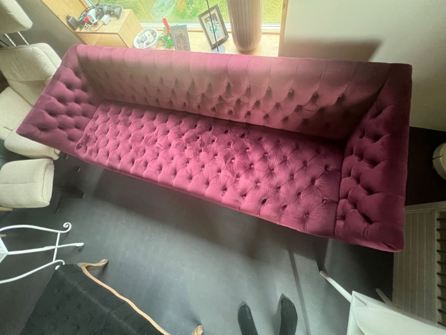 Loberon Divani: Sofa Whaley Edler Samtbezug – Usato da Spiez venduto da Xenoli 3