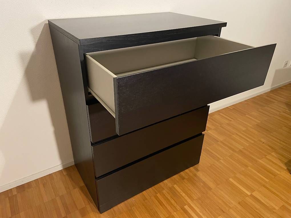 Kommoden: Kommode IKEA MALM, 4 Schubladen, schwarzbraun – Gebraucht aus Windisch von Dennis028 1
