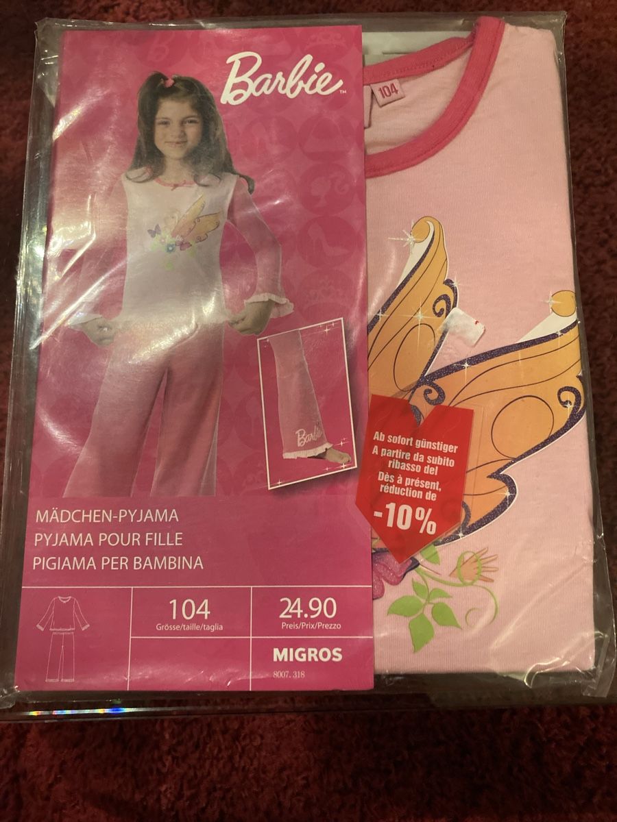 Pigiama & Simili: Mädchen Pyjama Barbie – Nuovo e nell'imballaggio originale da Kesswil venduto da Branca-01 5