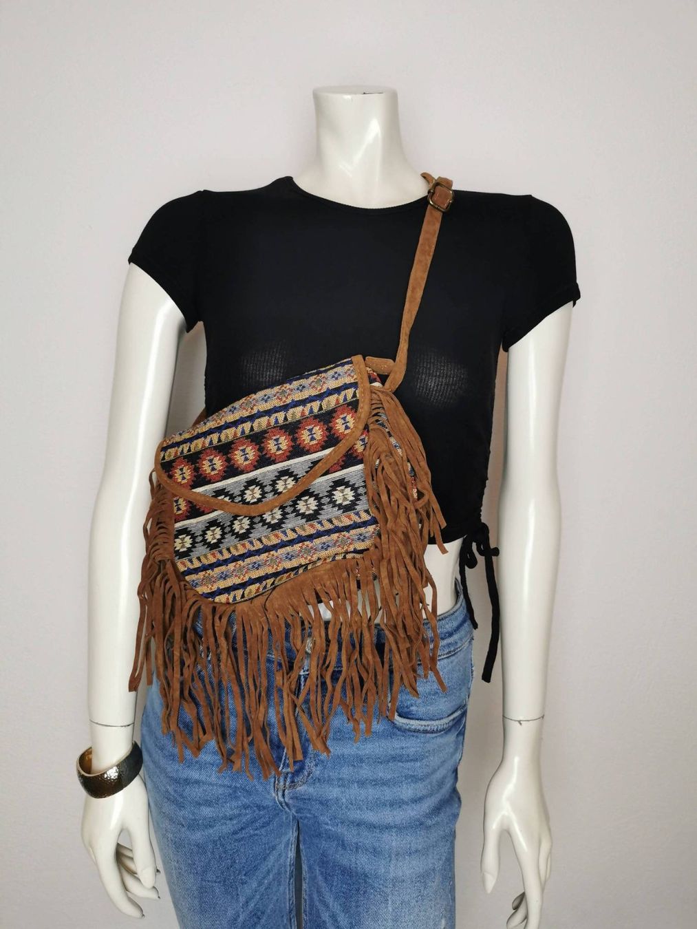 Borse da donna: Ethno Hippie Tasche mit Fransen – Usato da Wettingen venduto da JasminL92 1