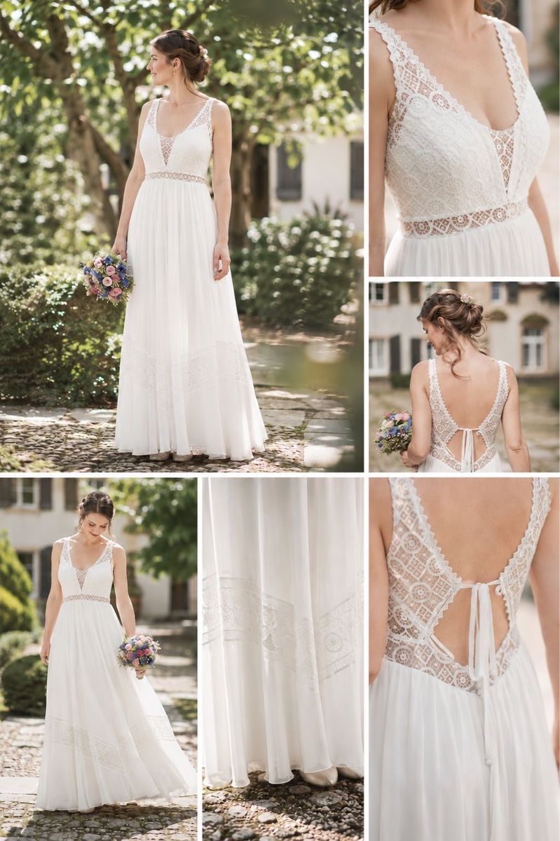 Vestiti: Hochzeitskleid Vintage Stil – Usato da Versegères venduto da Ebolia 6