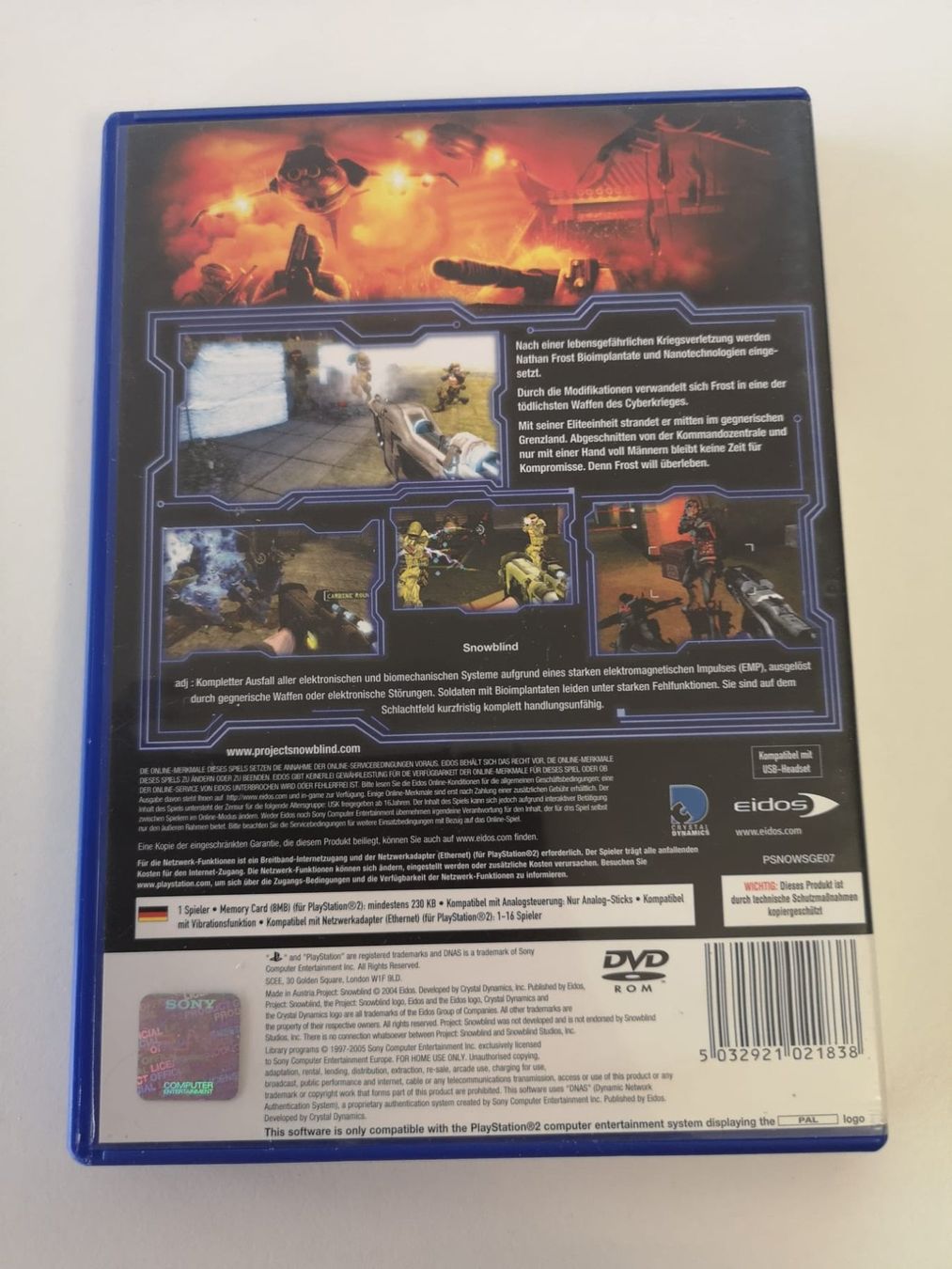 Jeux: Project Snowblind (PS2) – D'occasion à Herisau par Seyashop1 2