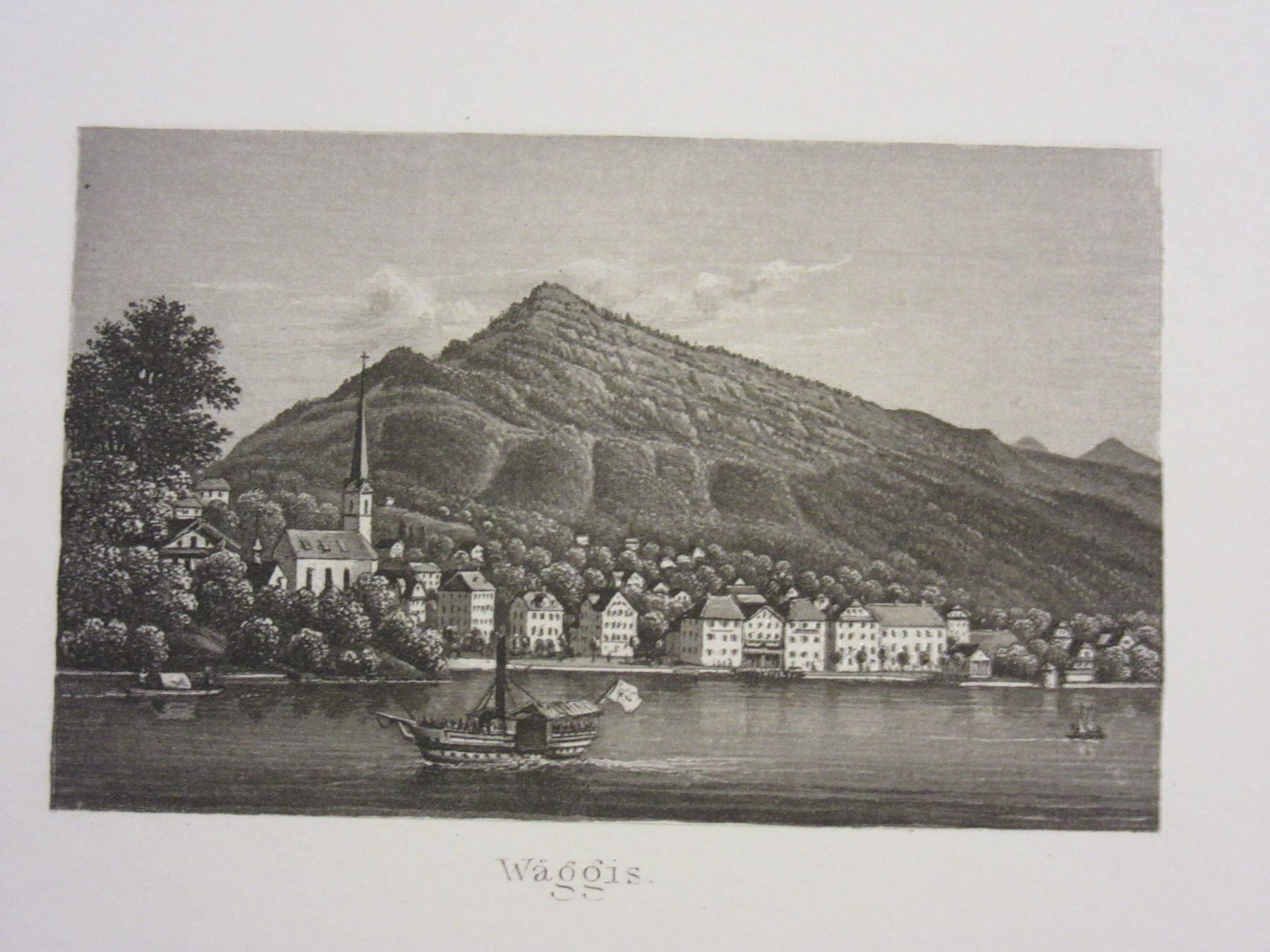 Incisioni: WEGGIS //REF.KUV.6A – Usato da Gersau venduto da grafik-kunst