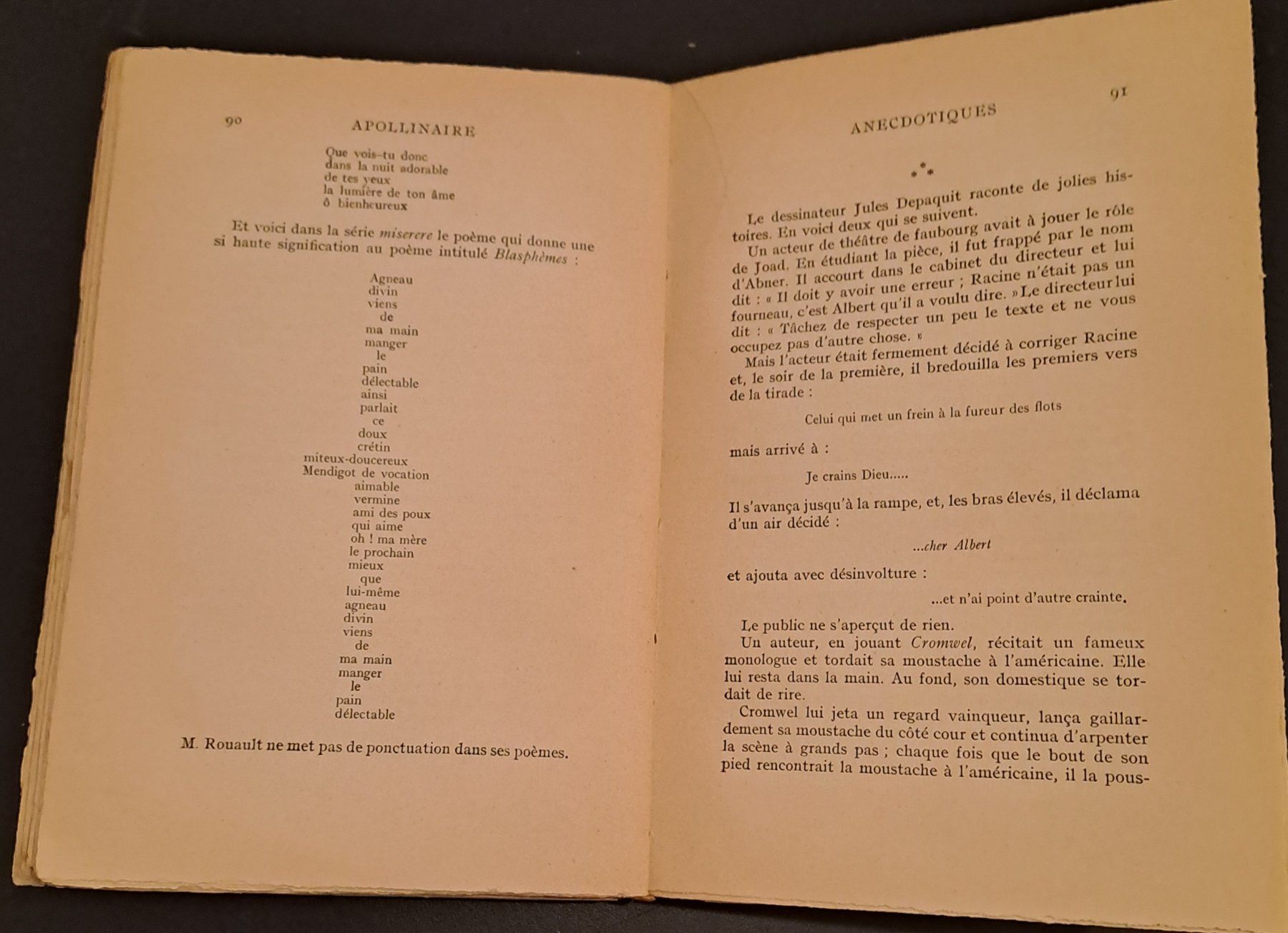 Libri: Apollinaire: "Anecdotiques" – Usato da Lausanne venduto da jol75 2
