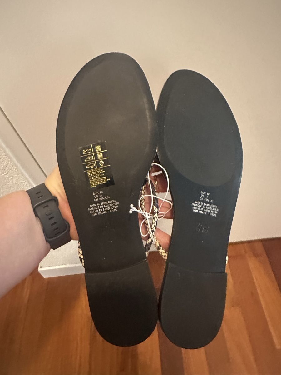 H&M Scarpe da donna: Flipflops, Gr.42, neu – Nuovo (secondo la descrizione) da Uster venduto da staernli4 1