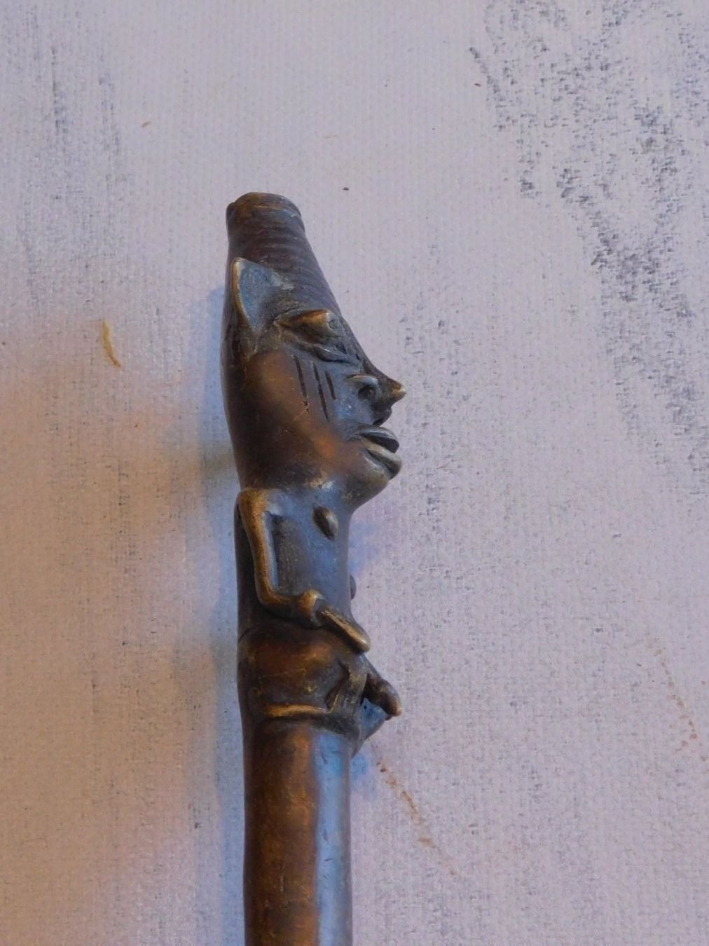 Sculptures & Statues: Antik Afrikanischen Ritual Beil Bronze. – D'occasion à Emmenbrücke par Ulisse-22 4