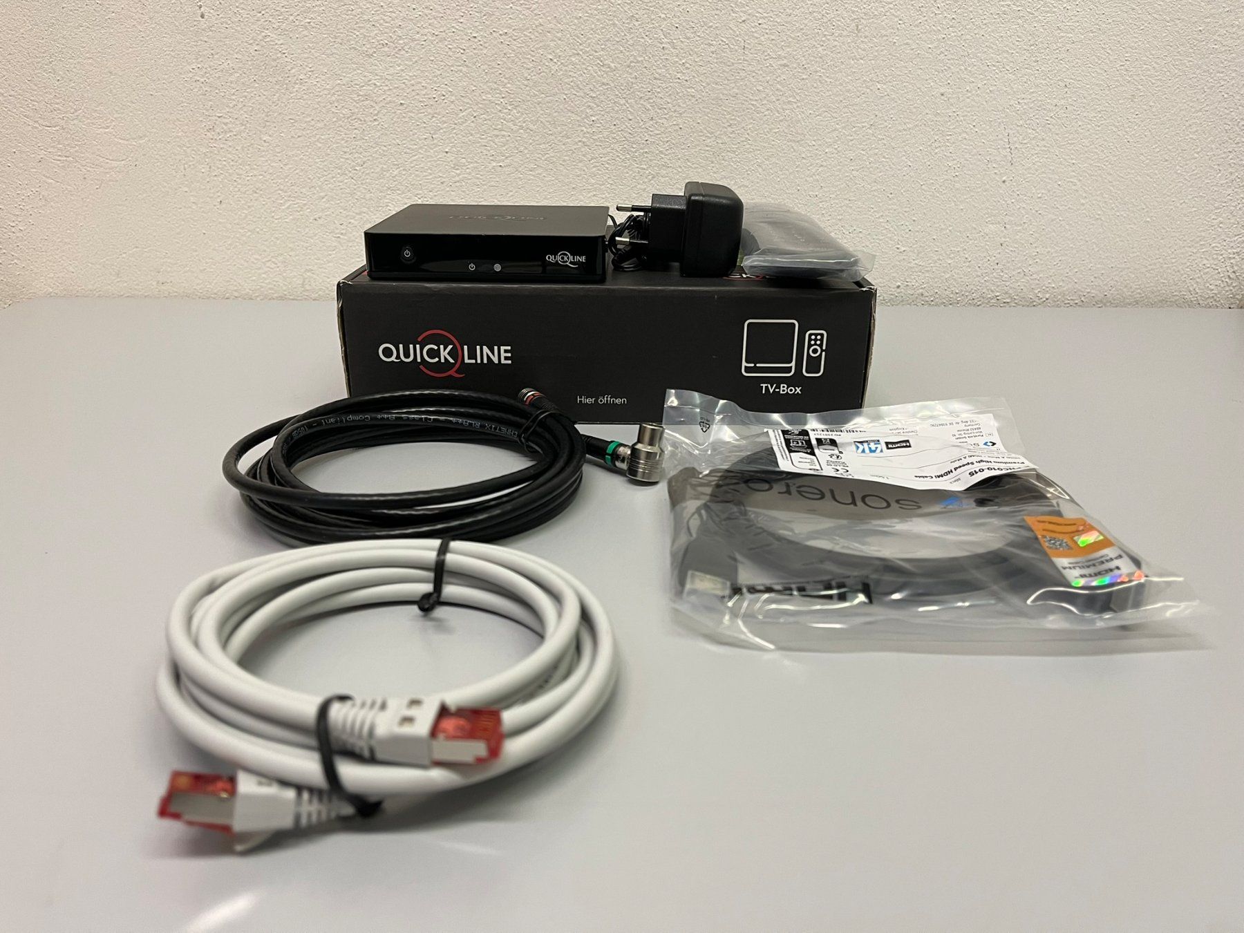 Lecteur multimedia & Streamer: Quickline TV-Box – Neuf (Voir description) à Hochdorf par av-electronics
