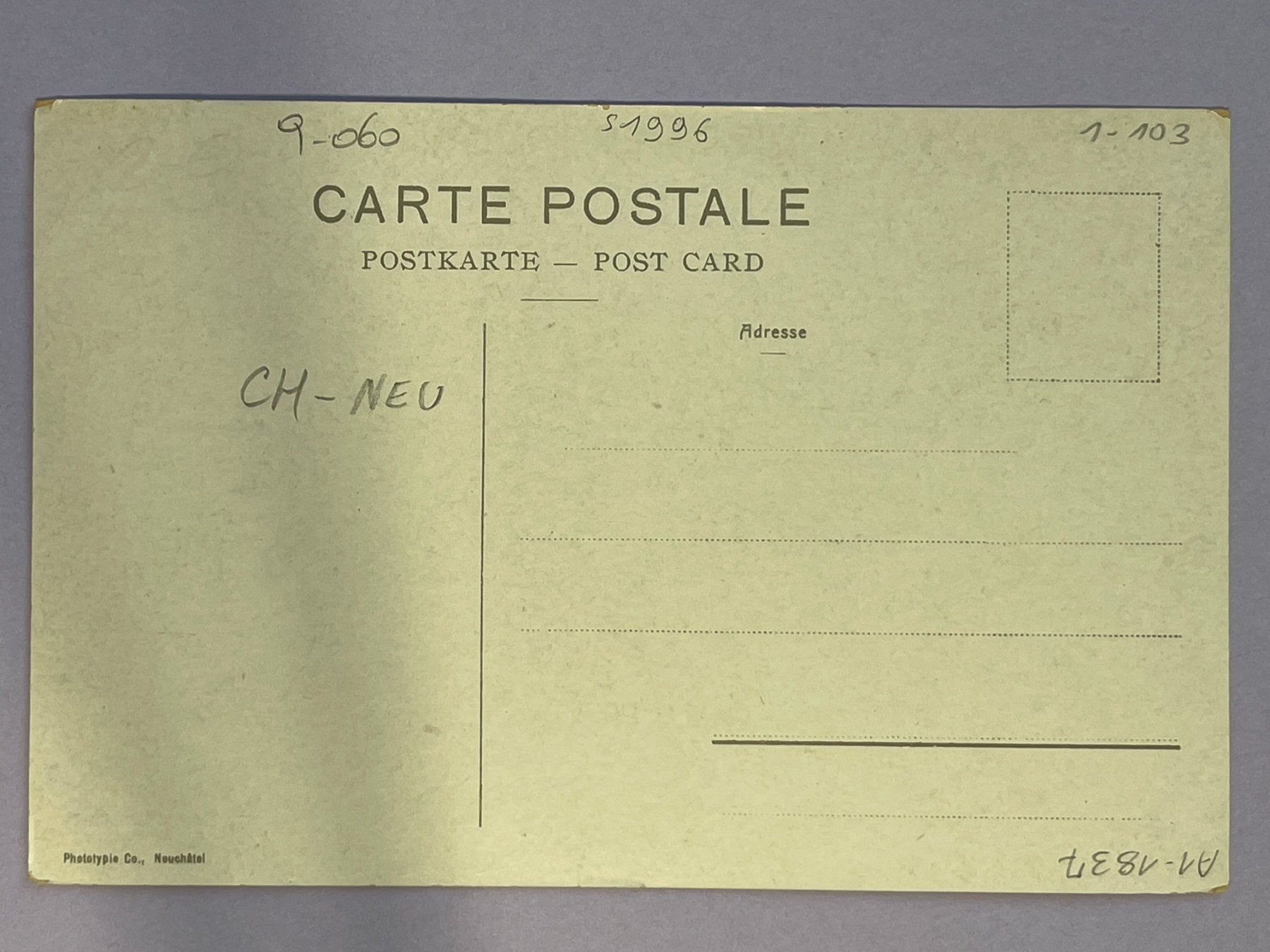 Cartoline postali: Neuchâtel - Château et les Alpes – Usato da Steg VS venduto da _vinci_ 1