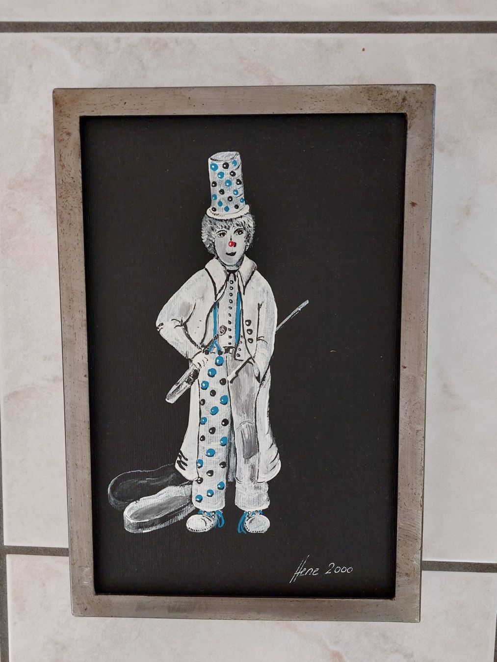 Dipinti: 5 Clown-Bilder (handgemalt) – Usato da Schmitten venduto da Renistern68 1