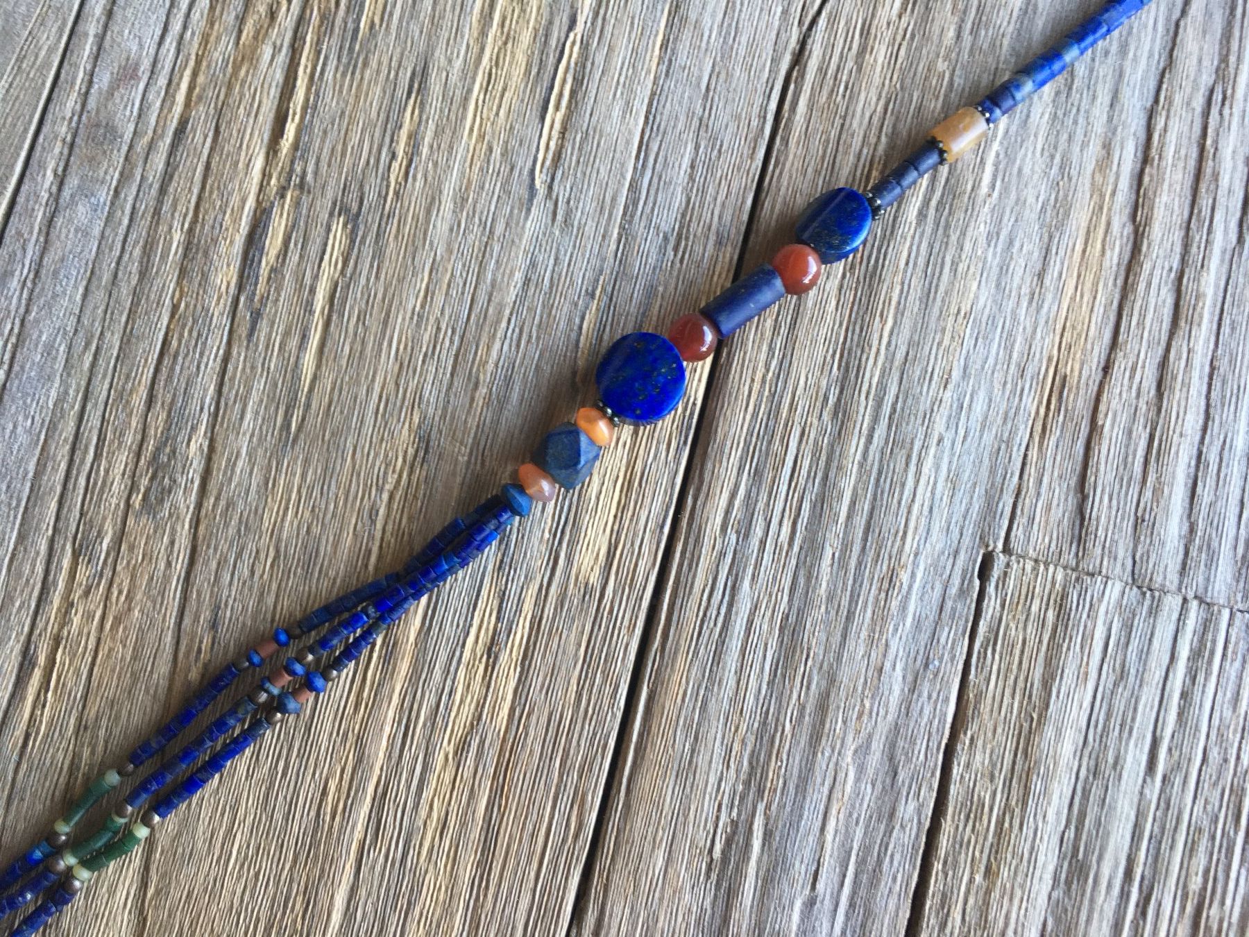 Ketten: LAPISLAZULI  HALSKETTE  LÄNGE 53cm – Neu und originalverpackt aus Aesch ZH von LiquidAktion 6