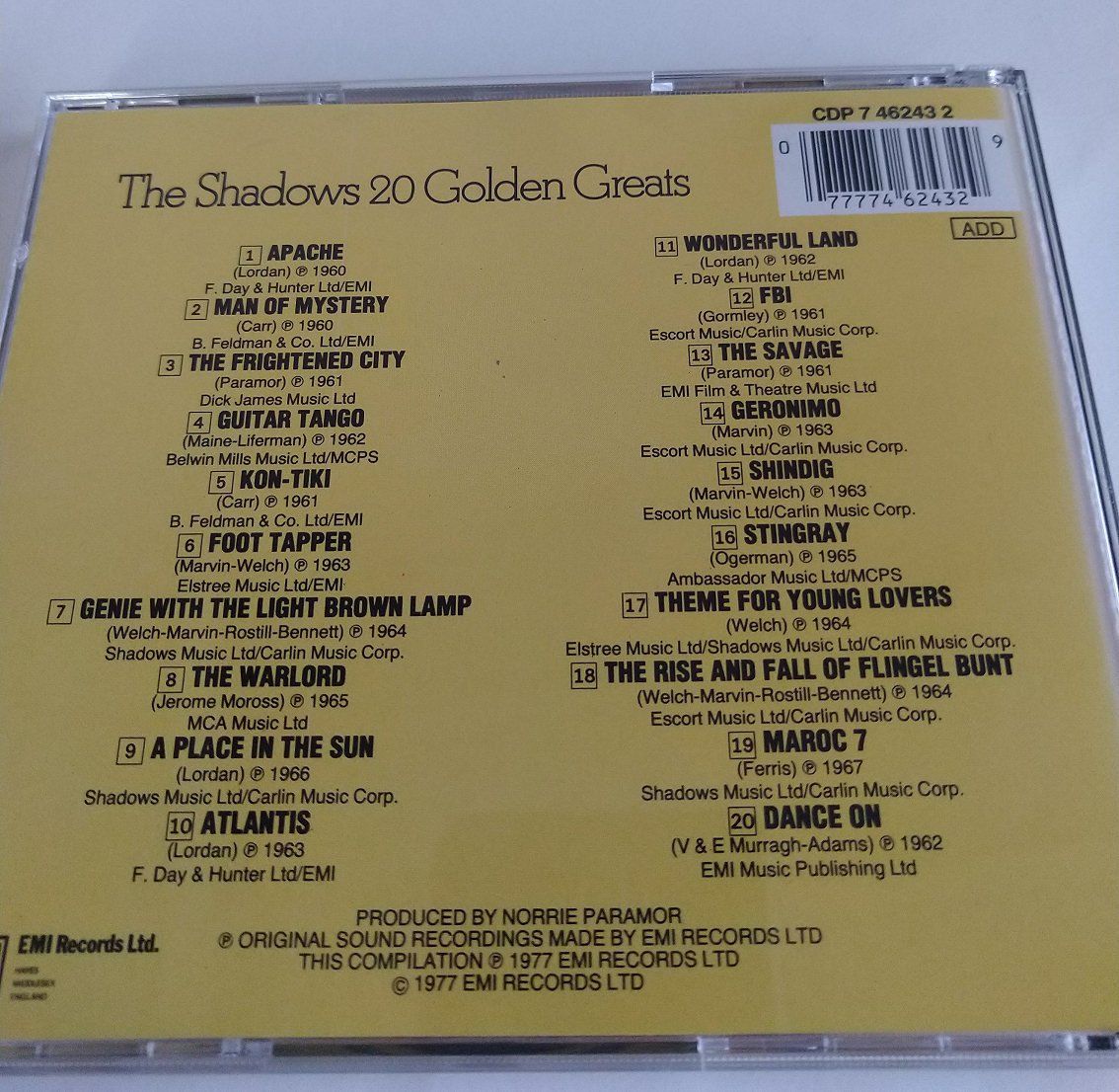 CD: 3 CDs The Shadows – Usato da Buchs ZH venduto da Bighusky 3