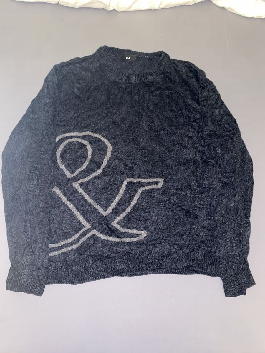 C&A Pulls & Sweat-shirts: Pullover C&A schwarz mit Muster – D'occasion à Lippoldswilen par duk_xcr9