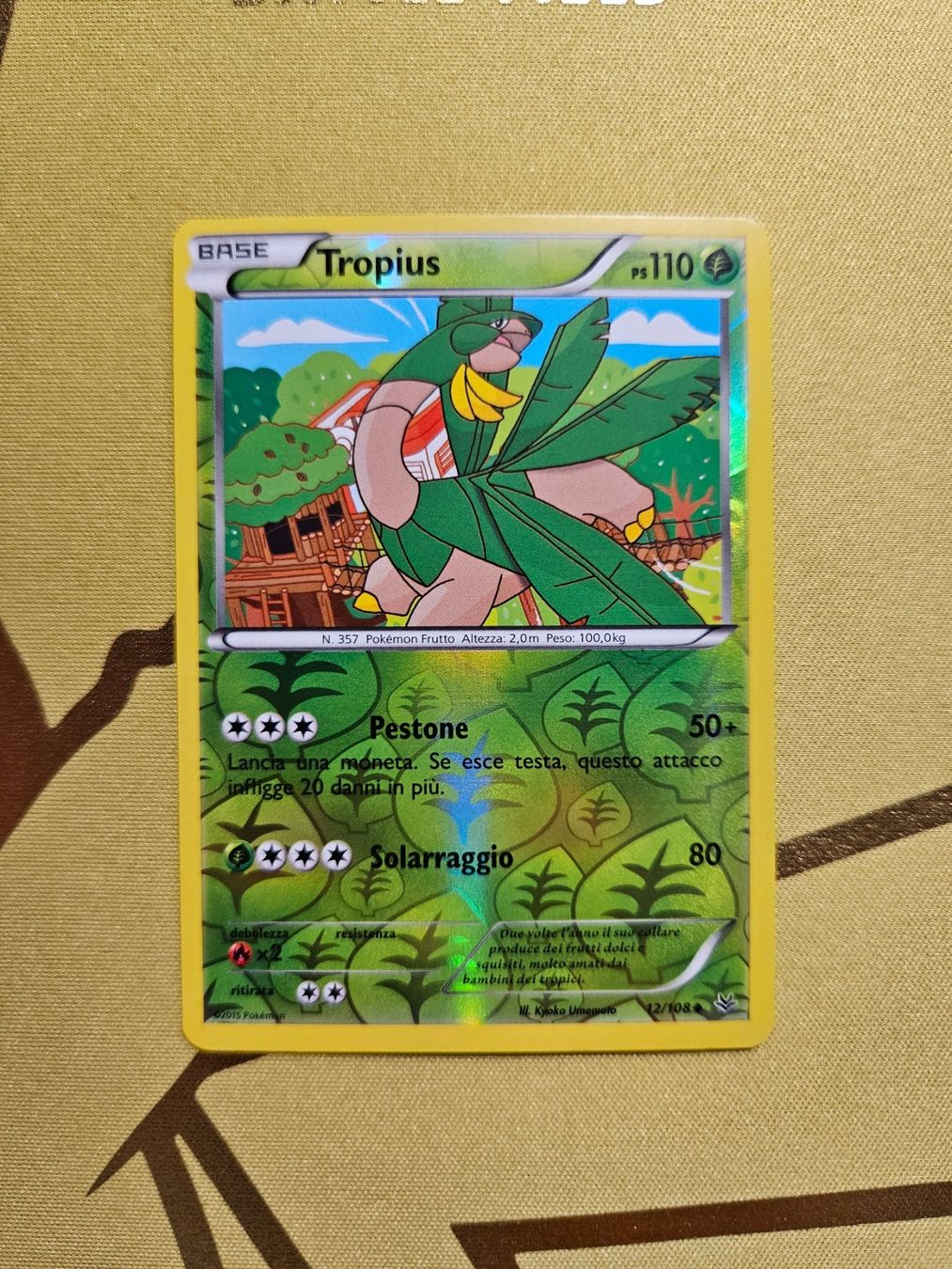 Pokémon Carte collezionabili: Roaring Skies - Tropius – Usato da Bellinzona venduto da Pokemarco