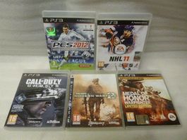 5x PS3 Playstation  - Mix Game (18V)