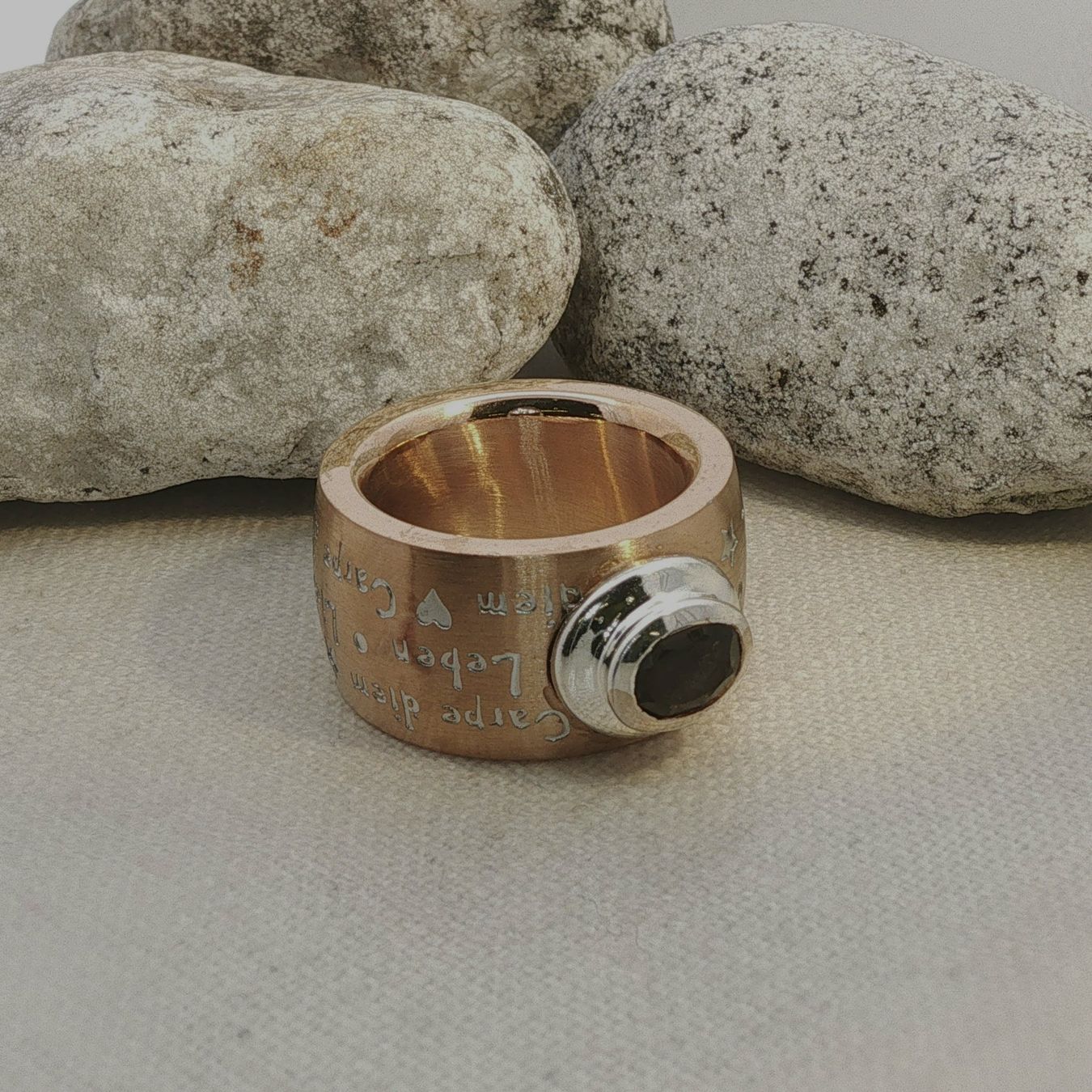 Olga Ribler Anelli: Edelstahl Statement Ring Ringgrösse 57 – Nuovo (secondo la descrizione) da Luzern venduto da Schmuckoutlet 3