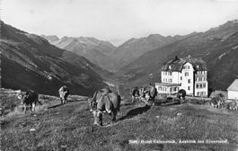 Hotel Galenstock Ausblick ins urserental