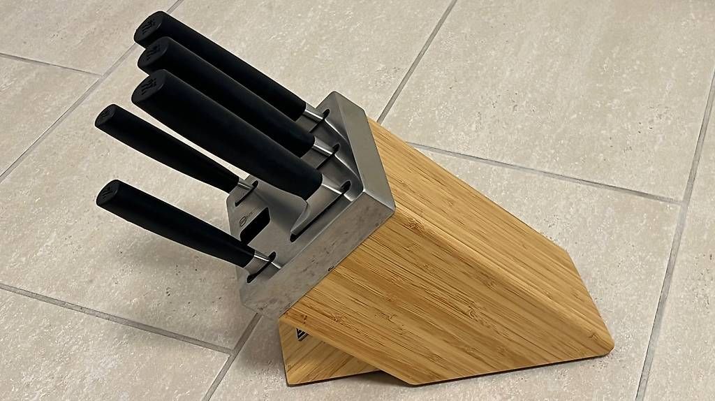 Coltelli: ZWILLING Küchenmesser-Set mit Messerblock  5-teilig – Usato da Mels venduto da Ralf-dp8t