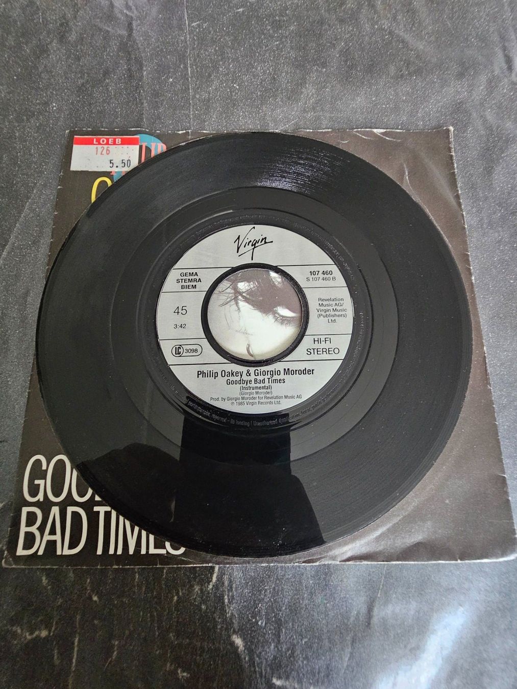 Dischi in vinile: Vinyl, 7" LP - Philip Oakey & Giorgio Moroder – Good-Bye... – Usato da Biberist venduto da Foolio0 2