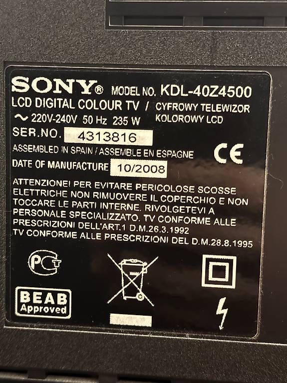 Televisori: Sony Bravia – Usato da Sempach venduto da Brobean 4
