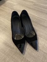 Chic Black Suede Pumps, Size 39 - Perfect for Autumn!