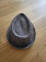 Herren Hut grau Stoff Grösse 58 ca. L Retro 20er Jahre