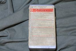 Taschenmunition GP11, 11.12.1951, Blechbox leer