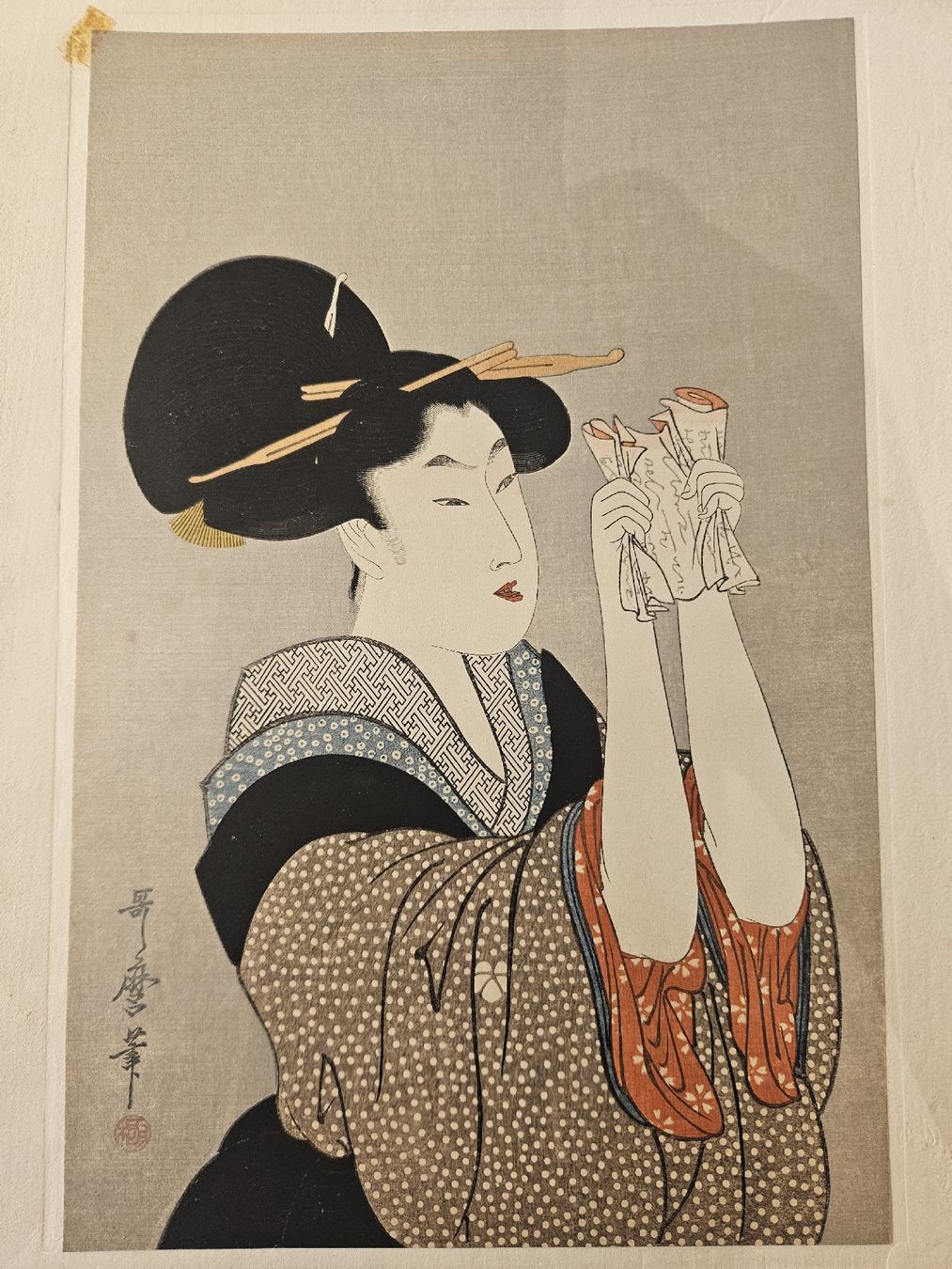 Gravures sur bois: Utamaro Kitagawa Farbholzschnitte – D'occasion à Hauptwil par Schwertfisch24 1