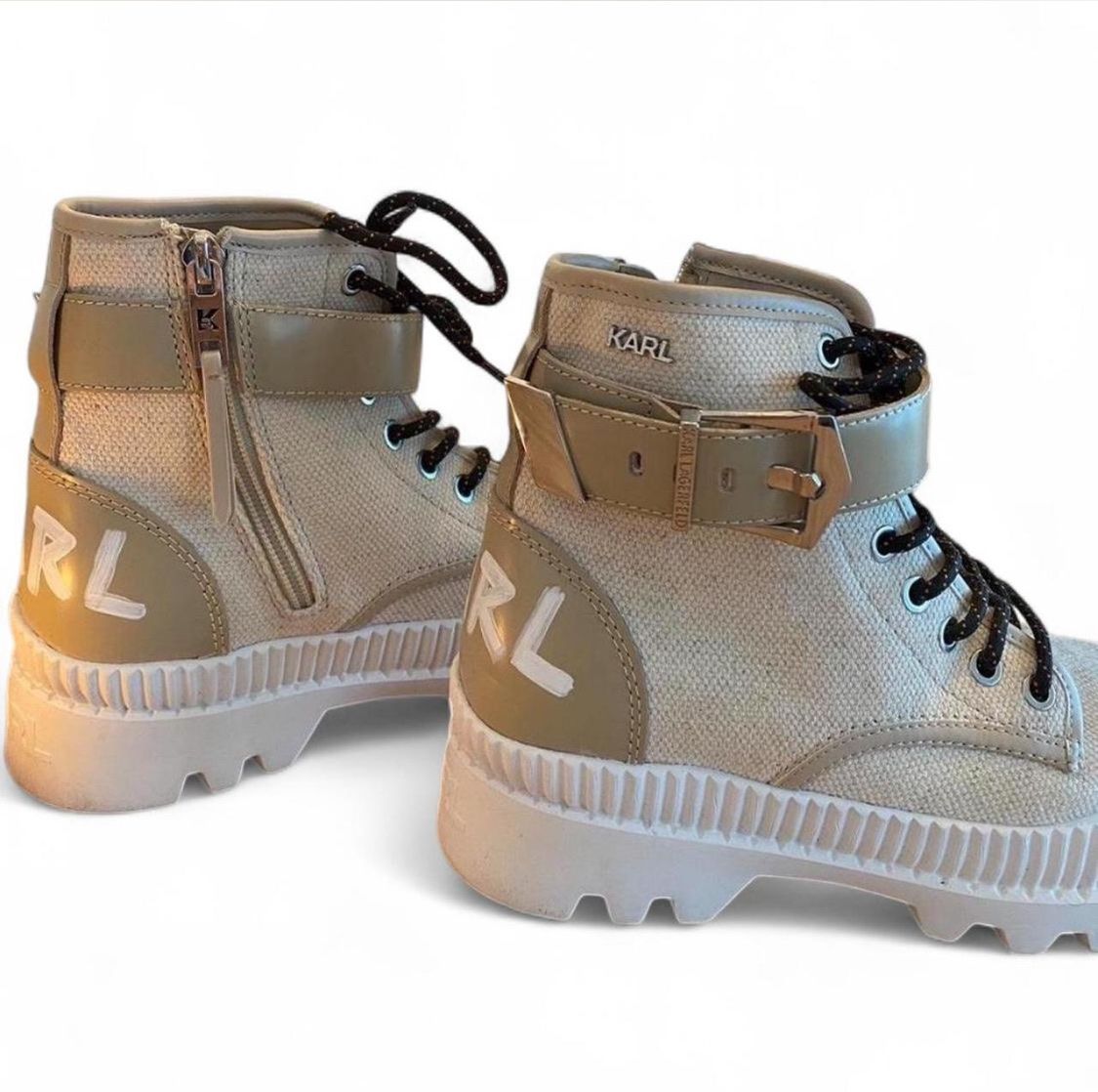 Karl Lagerfeld Scarpe da donna: Karl Lagerfeld Boots – Nuovo (secondo la descrizione) da Lyss venduto da DeaDiLuna