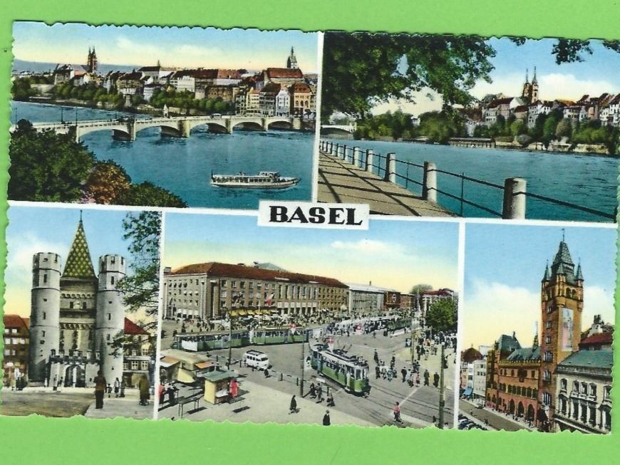 Cartoline postali: Basel – Usato da Zürich venduto da t24_de