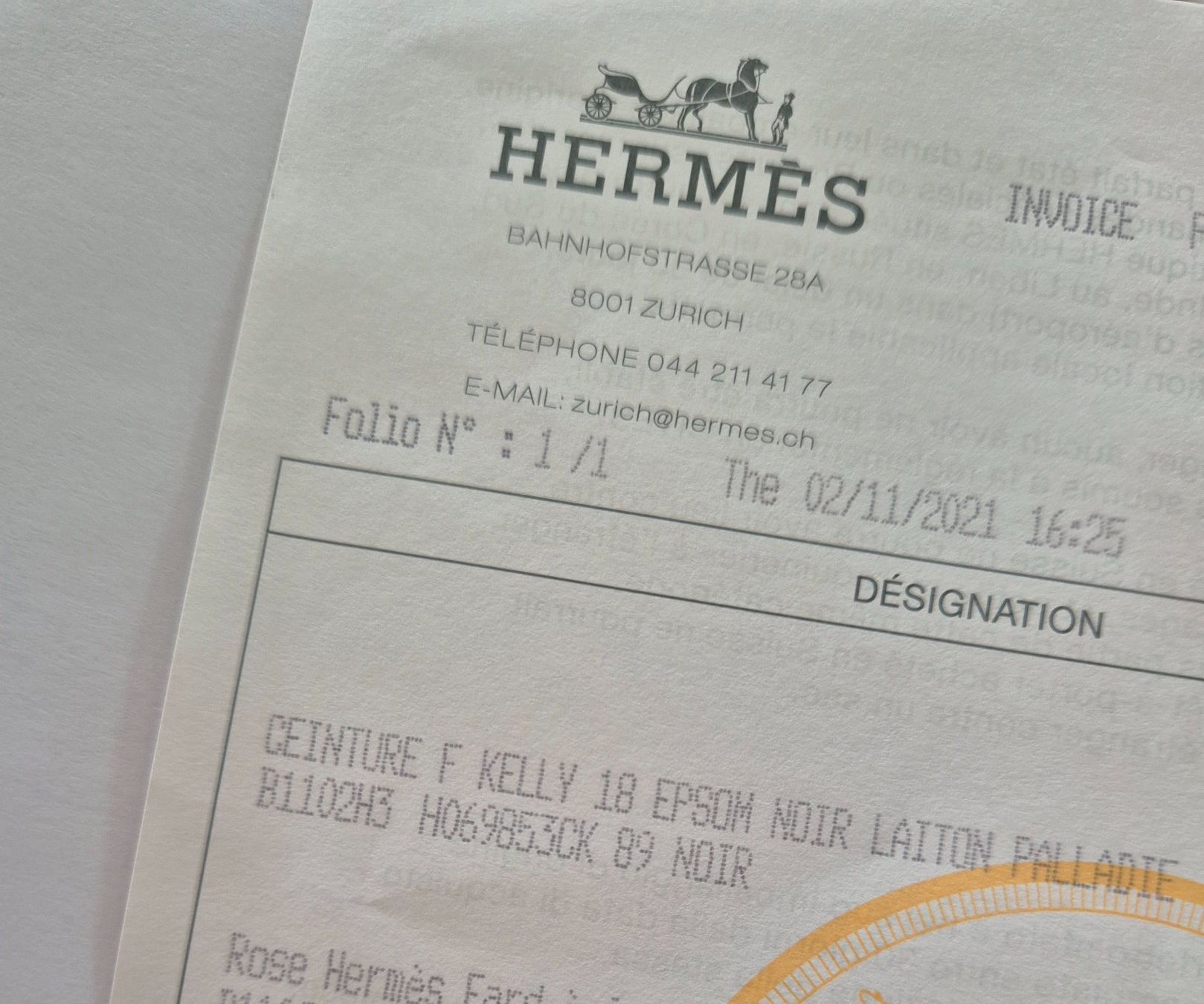Cinture: Hermès Kelly 18 - Ceinture – Usato da Port venduto da Marta123 4