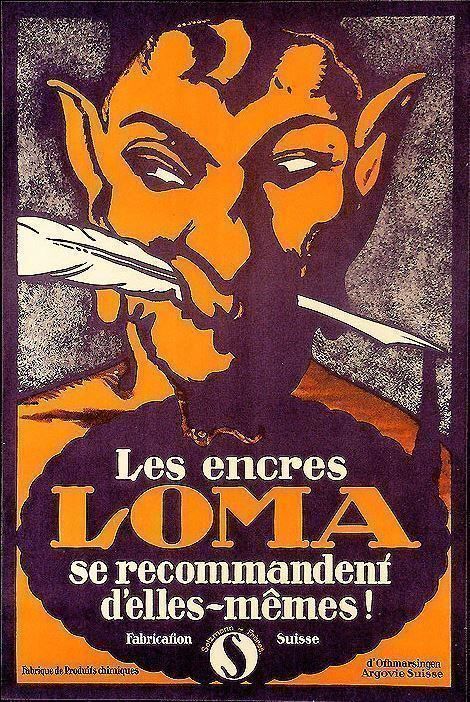 Poster & Bilder: Les Encres Loma ca.1916 Plakat – Gebraucht aus Härkingen von sammelbecken