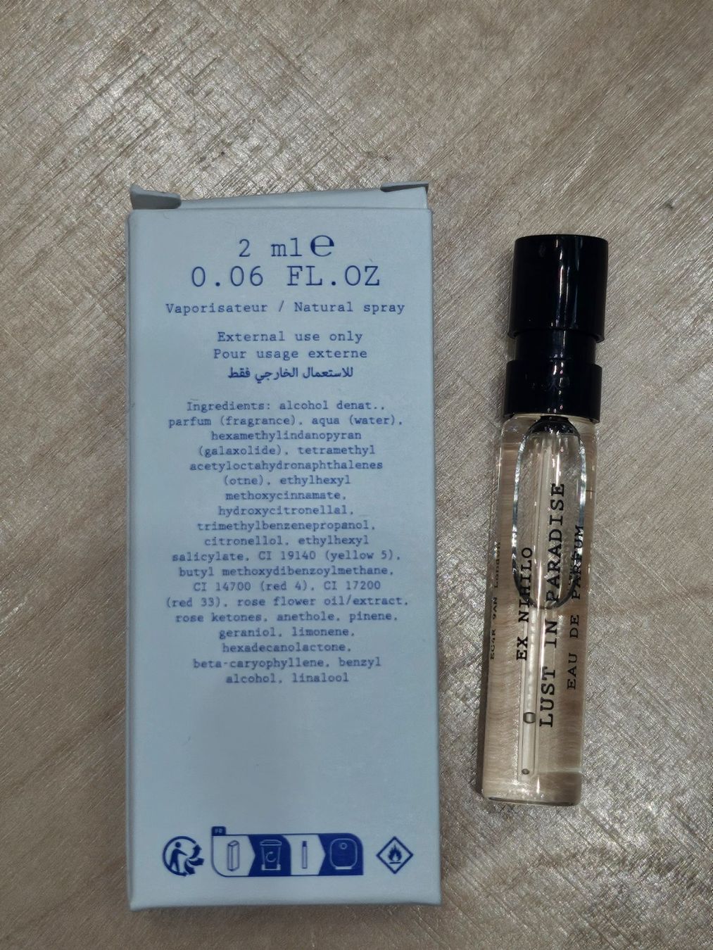 Ex Nihilo Parfums & Eau de Toilette: Ex Nihilo, Lust in Paradise 2ml sample – Neuf avec emballage d'origine à Dielsdorf par a.ruettimann 1