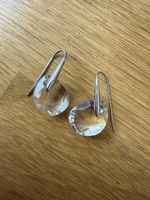 Ohrhänger von Swarovski Silber Kristall transparent