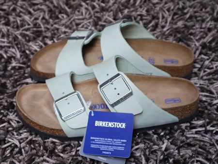 Birkenstock, Arizona, Gr. 40, Leder, Soft Fussbett, NEU