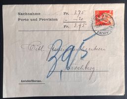Nachnahme vom Amtsblattbureau des Kantons Bern v. 1914