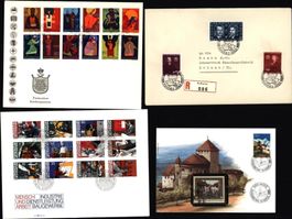 Briefe, Sondercouvert FL auf 5 Scans  (F595)